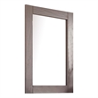 Stav Dresser Mirror with Rectangular Frame-Gray Brazilian Pine Wood