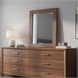 Stav Dresser Mirror-Rectangular Frame-Mahogany Brazilian Pine Wood
