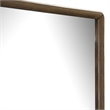 Cair Dresser Mirror-32 Inch Rectangular Frame-Round Edges-Brown Wood
