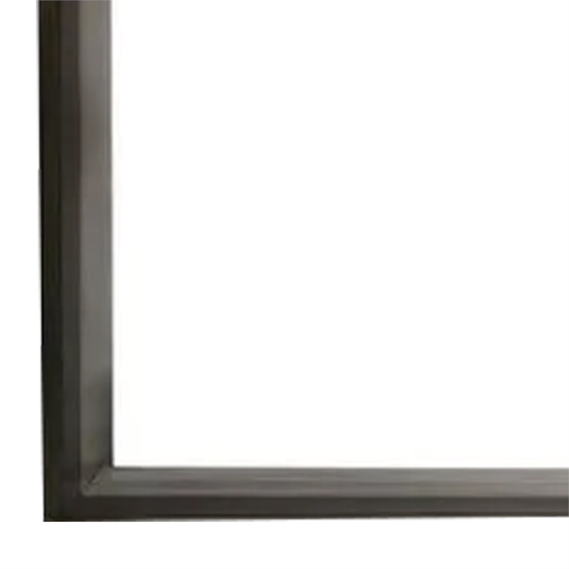 Fema Dresser Mirror-35 Inch Bevel Edge Frame-Brown Wood