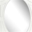 Calpan Dresser Mirror-Modern White Solid Wood Frame-38x40