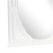 Calpan Dresser Mirror-Modern White Solid Wood Frame-38x40