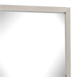 Kexa Dresser Mirror-Bevel Glass-Light Gray Solid Wood Frame-34x44