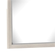 Kexa Dresser Mirror-Bevel Glass-Light Gray Solid Wood Frame-34x44