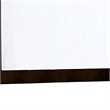 Ryla Dresser Mirror-38 Inch Square-Dark Cherry Brown Solid Wood