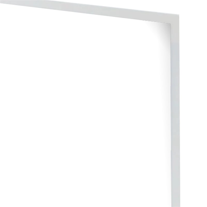 Suni Dresser Mirror-40 Inch-Sleek Light Taupe Wood-Frameless Design
