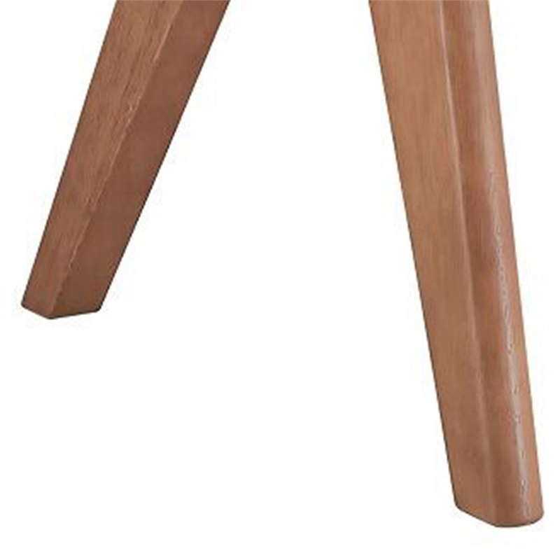 Tina 22 Inch Side End Accent Table-Angled Legs-Natural Wood Brown Finish