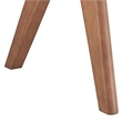 Tina 22 Inch Side End Accent Table-Angled Legs-Natural Wood Brown Finish