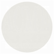Utan 31 Inch Round Coffee Table - Modern Cement Frame - Off White