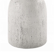 Elyana Accent Table-Sculpted Natural Gray Cement-Round 14 Inch Top