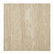 Lory Side End Table-19 Inch Square Travertine Top-Natural Wood Beige