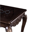 Astor Coffee Table-52 Inch Dark Cherry Brown Wood-Carved Details