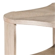 Cony Cocktail Coffee Table-Natural Oak Brown Wood-Caster Wheels-42 Inch