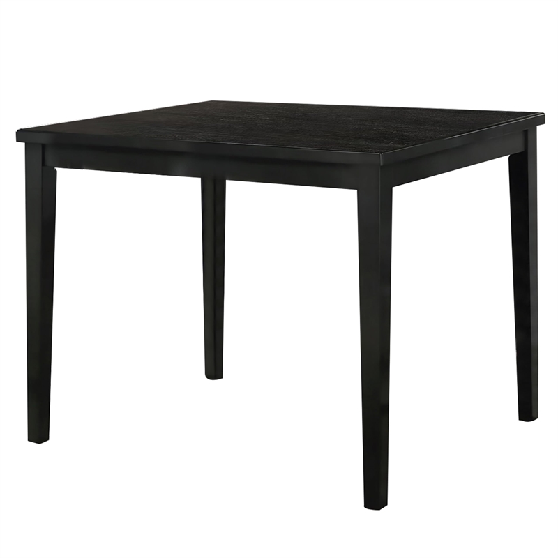 Heni Counter Height Table-48 Inch Rectangular Top-Dark Walnut Brown