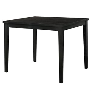 Heni Counter Height Table-48 Inch Rectangular Top-Dark Walnut Brown