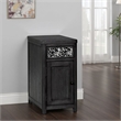 Zoko Chairside End Table-Drawer and USB Ports-Ash Gray Wood-26 Inch