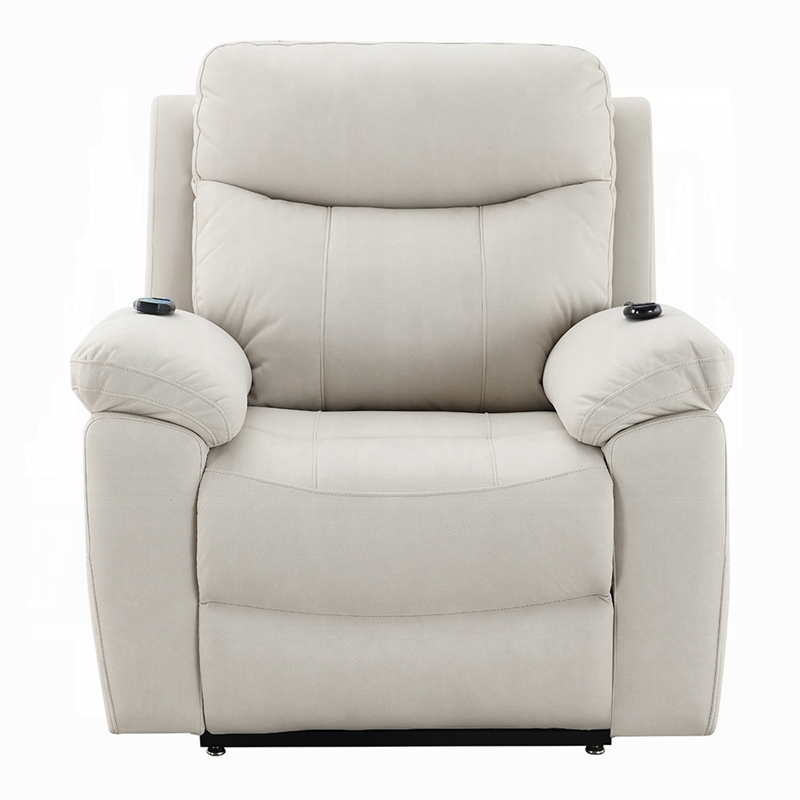 Cheru Power Motion Lift and Recliner Chair with Heated Massage-Ivory