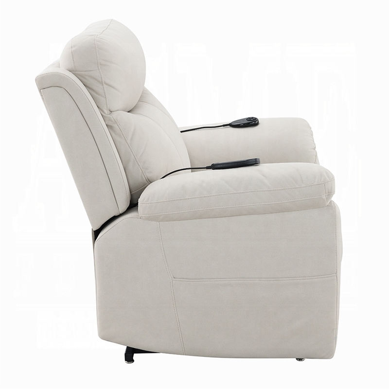 Cheru Power Motion Lift and Recliner Chair with Heated Massage-Ivory