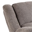 Cem Manual Reclining Chair-Pillow Tufted-Mocha Gray Chenille