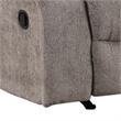 Cem Manual Reclining Chair-Pillow Tufted-Mocha Gray Chenille