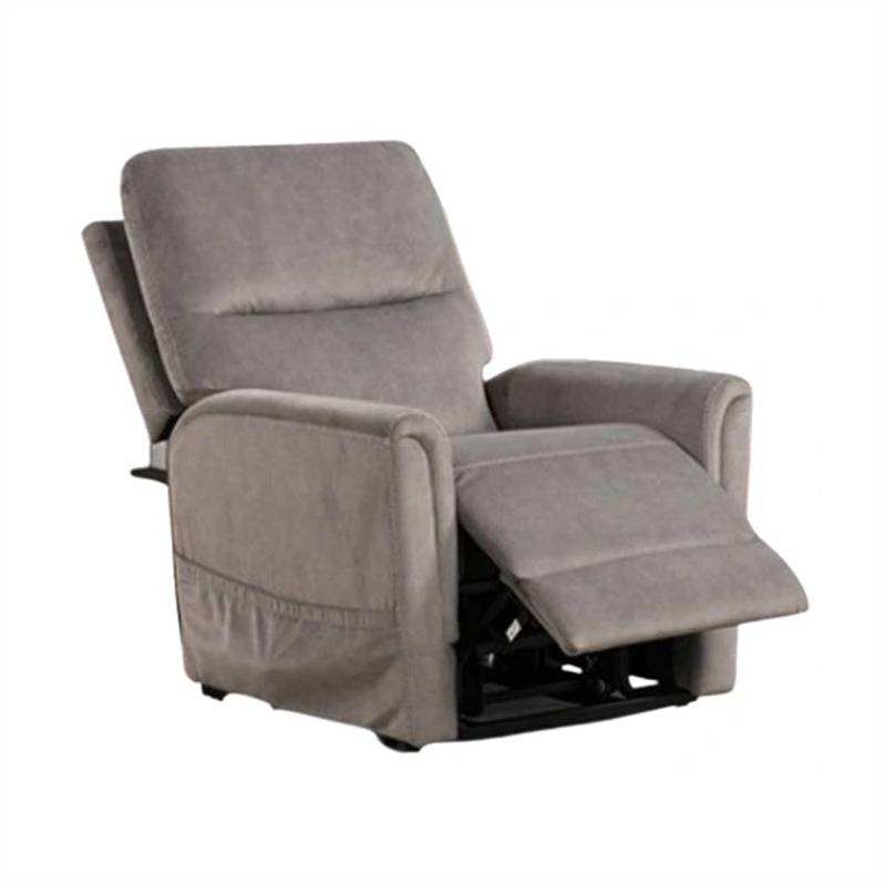 Power Lift Chair with Heat and Massage-Gray Fabric Padded-USB Port