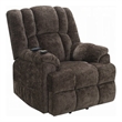Cassy Power Recliner Chair with Lift- Heating- Massage- Brown Velvet