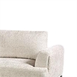 Batty L Sectional Chaise Sofa- Brown Chenille 113 Inch- Adjustable