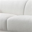 Oliver 2pc Sofa and Loveseat Set- Round Sloped Arms- Soft White Boucle