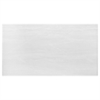 71 Inch Dining Table-Rectangular White Faux Marble Top-Pedestal Base