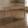 Dora Dining Table-63 Inch Oval Top-Tapered Legs-Walnut Brown Solid Wood