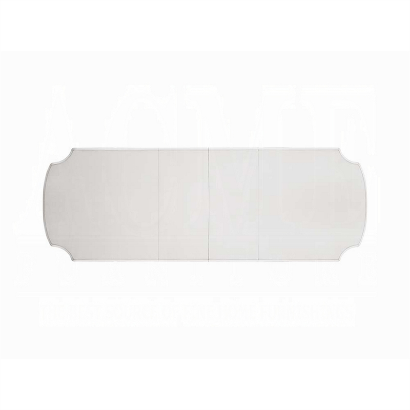 Antoine Dining Table-Carved Double Pedestal-94-136 Inch-Pearl White