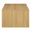 Arnold Coffee Table-Natural Brown Wood Frame-Rectangular 53 Inch