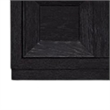 Kizie Coffee Table-Drawers-Caster Wheels-Black Rubberwood-54 Inch
