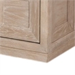 Kizie Coffee Table-2 Drawers-Wheels-Tawny Brown Wood-54 Inch