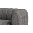 Hery Loveseat- 65 Inch- Gray Boucle- Vertical Channel Tufted Details