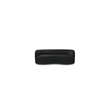 Srey Sofa- 84 Inch- Plush Black Boucle- Curved Curved Kidney Shape