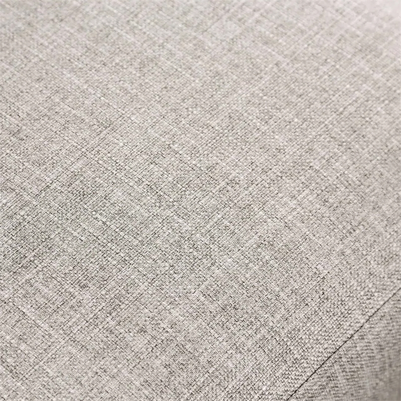 Kevin Sectional Sofa- Right Chaise- Gray Chenille- 98 Inch- Metal Legs