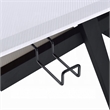 Vion 71 Inch Music Producer Desk for Computer- White- Keyboard Tray