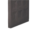 Kizie Writing Desk- 4 Drawers- Black Rubberwood- Rectangular 60 Inch