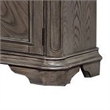 Sideboard Buffet Cabinet- 2 Storage Drawers- 56 Inch Oak Brown Wood