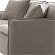 Savoir Loveseat-2 Accent Pillows-Plush Modern Beige Linen-64 Inch
