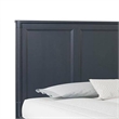 Alta King Size Bed- Classic French Design- Malta Blue Solid Wood Frame