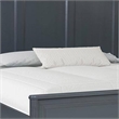 Alta King Size Bed- Classic French Design- Malta Blue Solid Wood Frame