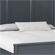 Alta Queen Size Bed- Classic French Design- Malta Blue Solid Wood
