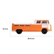 Xiel Bus Twin Bed- Peace Sign- LED Lights and Sound Effects- Orange