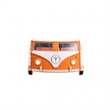 Xiel Bus Twin Bed- Peace Sign- LED Lights and Sound Effects- Orange