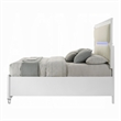 Rara King Size Bed- 2 Storage Drawers- LED- White Boucle Upholstery
