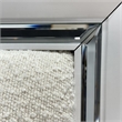Rara Queen Size Bed- 2 Storage Drawers- LED- White Boucle Upholstery