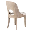 Zoko 5pc Round Dining Table Set- Polyester Chairs- White- Solid Wood