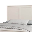 Alta Queen Size Bed- Classic French Design- White Solid Wood Frame
